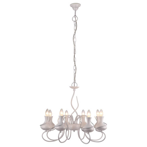 подвесная люстра arte lamp vaso a6819lm-8wh в Рязани