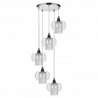 дизайнерская подвесная люстра spot light cordia 1192528 хром в Рязани