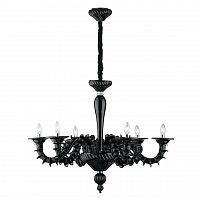 подвесная люстра ideal lux ca rezzonico sp6 nero в Рязани