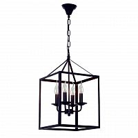 дизайнерская подвесная люстра spot light cage 9810404 черная в Рязани