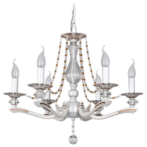 подвесная люстра idlamp eloisa 259/6-whiteplatina в Рязани