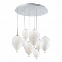 подвесная люстра ideal lux clown sp8 bianco в Рязани