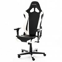 кресло геймерское dxracer racing черно-белое в Рязани