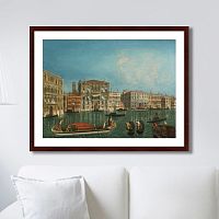 картина: venice, palazzo foscari and palazzo balbi, 1735г. в Рязани