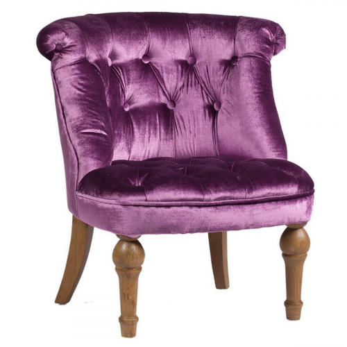 кресло sophie tufted slipper chair сиреневое в Рязани