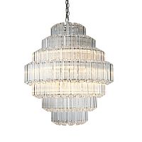 люстра vittoria 12 gold от delight collection прозрачная/золото в Рязани