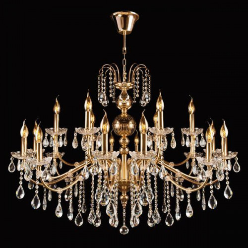 подвесная люстра eurosvet 3600/18 золото strotskis в Рязани