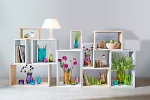 ваза цилиндрическая flower colour 25 см зелёная в Рязани