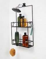 полка-органайзер для душа cubiko чёрная в Рязани