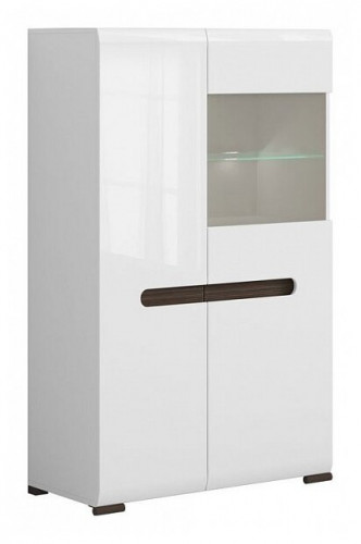 шкаф-витрина для посуды black red white ацтека reg1w1d/14/9 в Рязани