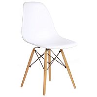 стул деревянный pc-015 белый (eames style) в Рязани