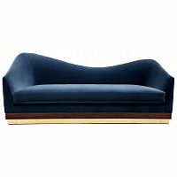 диван hughes sofa прямой синий в Рязани