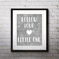 постер follow heart а4 в Рязани