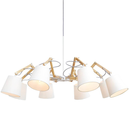 подвесная люстра arte lamp pinoccio a5700lm-8wh в Рязани