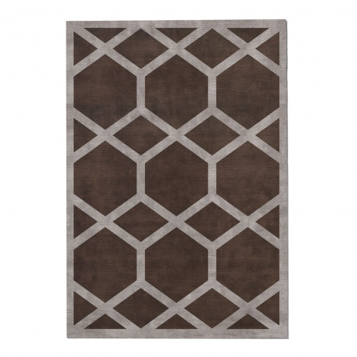 ковер ashton cocoa 120x170 коричневый в Рязани
