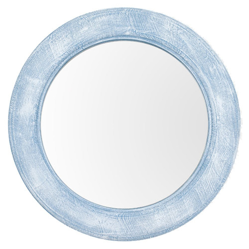 зеркало круглое голубое round window в Рязани