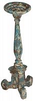 подсвечник состаренный фигурный голубой relic collection, 61 см в Рязани
