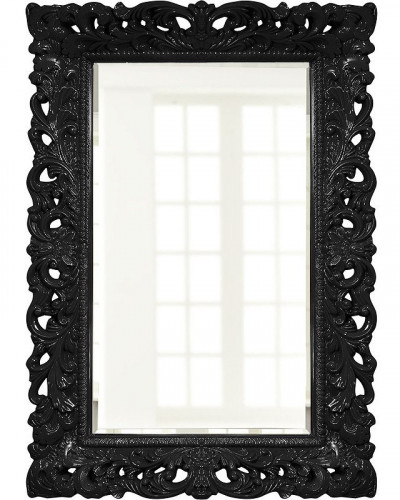 зеркало прямоугольное настенное черное гэрри gloss black в Рязани