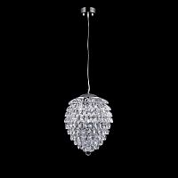 подвесной светильник crystal lux charme sp2+2 led chrome/transparent в Рязани