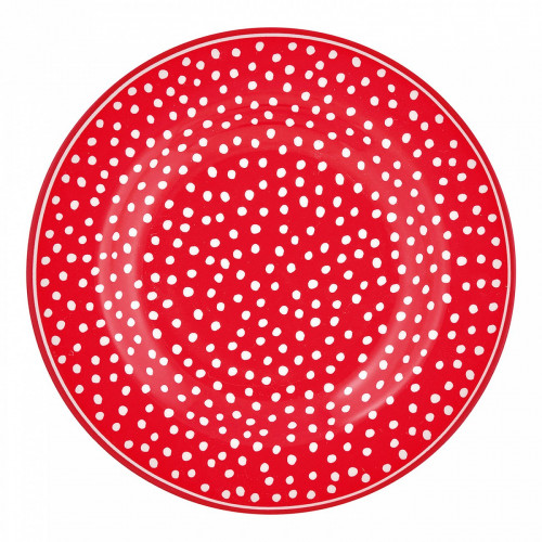 десертная тарелка dot red в Рязани