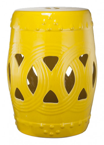 керамический столик-табурет fence stool yellow в Рязани