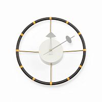 часы steering wheel настенные черный+желтый/black+yellow в Рязани