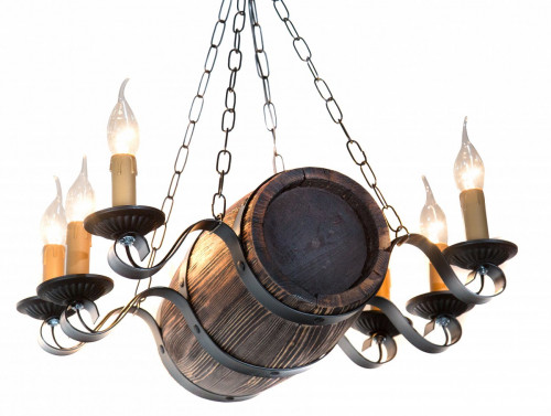 люстра бочонок коричневая в Рязани