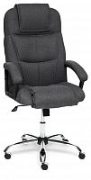 компьютерное кресло tetchair бергамо (крестовина хром, обивка ткань) для руководителя в Рязани