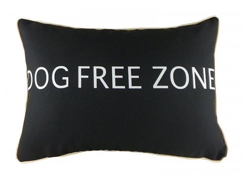 подушка с надписью dog free zone в Рязани