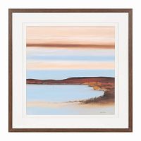 постер sunrise on the shore разноцветный в Рязани