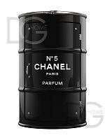 декоративная бочка-шкаф chanel №5 black xl в Рязани