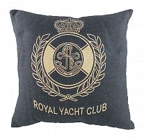 подушка с гербом королевского royal yacht club denim в Рязани