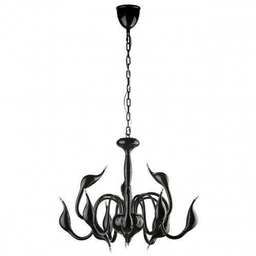 подвесная люстра lightstar cigno collo bk 751127 в Рязани