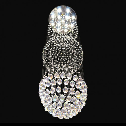 каскадная люстра newport 8113/300 хром в Рязани