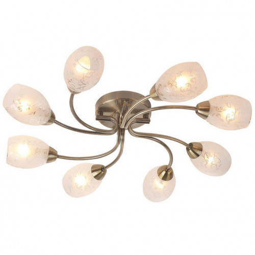 потолочная люстра idlamp carmina 201/8pf-oldbronze в Рязани