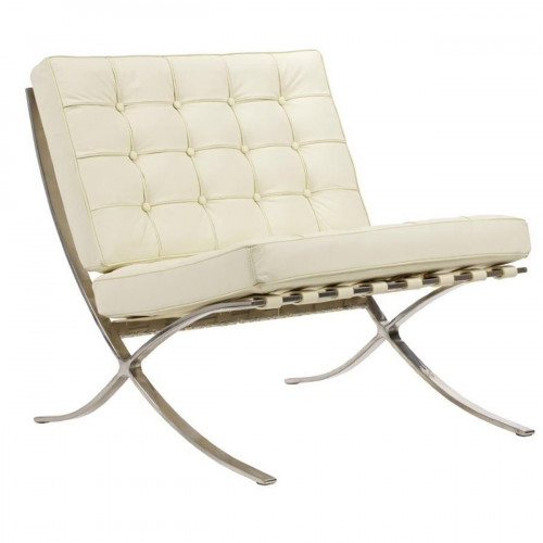 кресло barcelona кремовое в Рязани