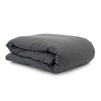 пододеяльник изо льна темно-серого цвета essential 200х200 в Рязани