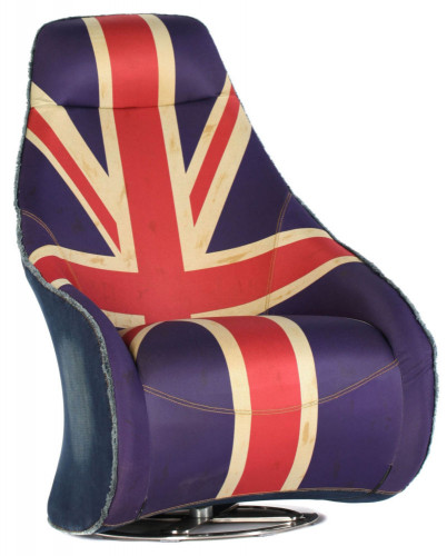 кресло deep rotation сине-красное в Рязани