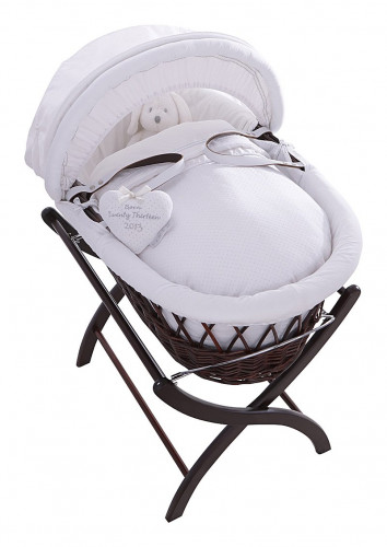колыбель-переноска premium moses basket темная, белое белье в Рязани