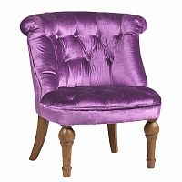 кресло sophie tufted slipper chair лиловое в Рязани