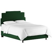 кровать двуспальная 180х200 зеленая paxton emerald velvet в Рязани