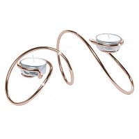 подсвечник медный для чайных свечей t-loop, 19,5 см в Рязани