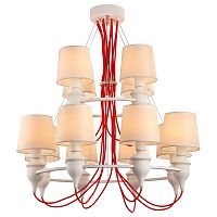 подвесная люстра arte lamp sergio a3325lm-8-4wh в Рязани