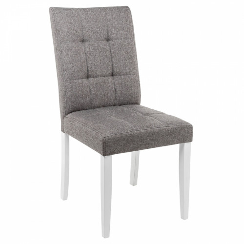 стул деревянный madina white / fabric pebble в Рязани
