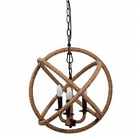 люстра foucault's orb rustic iron бежевая, коричневая в Рязани