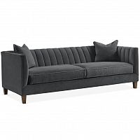 диван penelope sofa прямой серый в Рязани