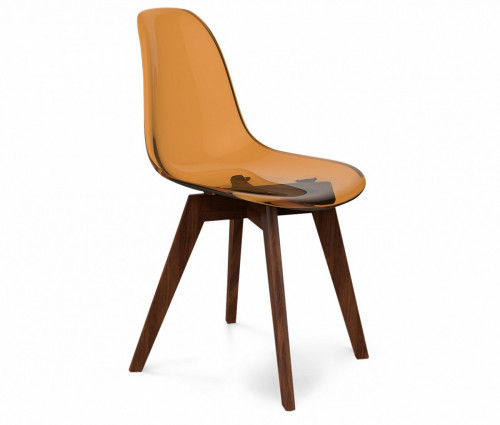 стул dsw кофейный s39 (eames style) в Рязани