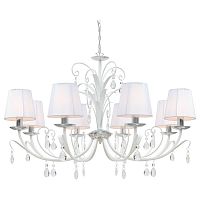 подвесная люстра arte lamp romana snow a1743lm-8wh в Рязани