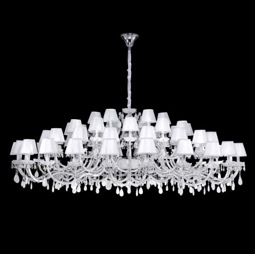 подвесная люстра crystal lux blanca sp60 белая в Рязани