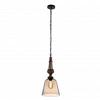 подвесной светильник crystal lux deco sp1 a amber в Рязани